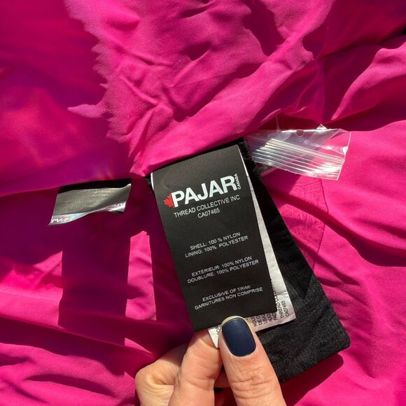 PAJAR Woman Adhara Boxy 80% DOWN Puffer Jacket Pink Lined XS NWOT $529 - Picture 11 of 16